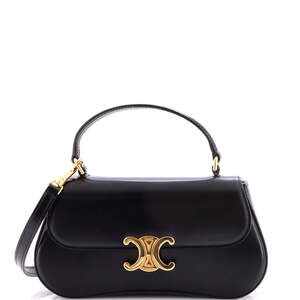 Celine Teen Lola Triomphe Top Handle Bag Leather